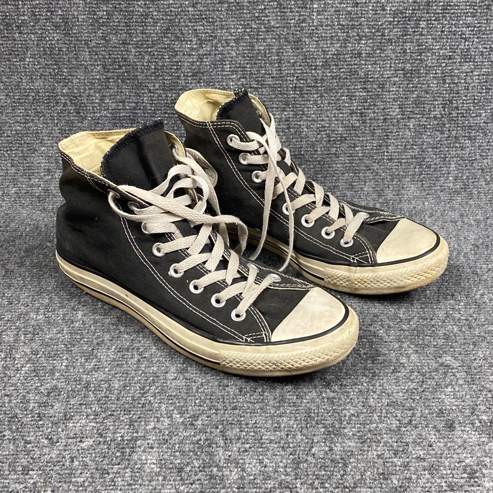 Converse Sneakers Chuck Taylor All Star Hi Black Mens 8 Womens 10 Worn M9160